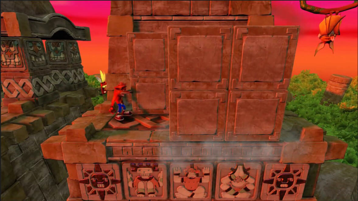 Crash Bandicoot - геймплей игры Windows